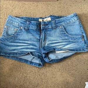 Size 9 Blue Jean Shorts From Wet Seal
